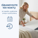 nordeson 100 naktu isbandymo garantija