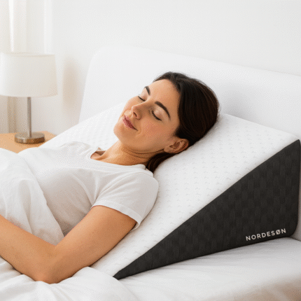 nordeson pagalve ant nugaros